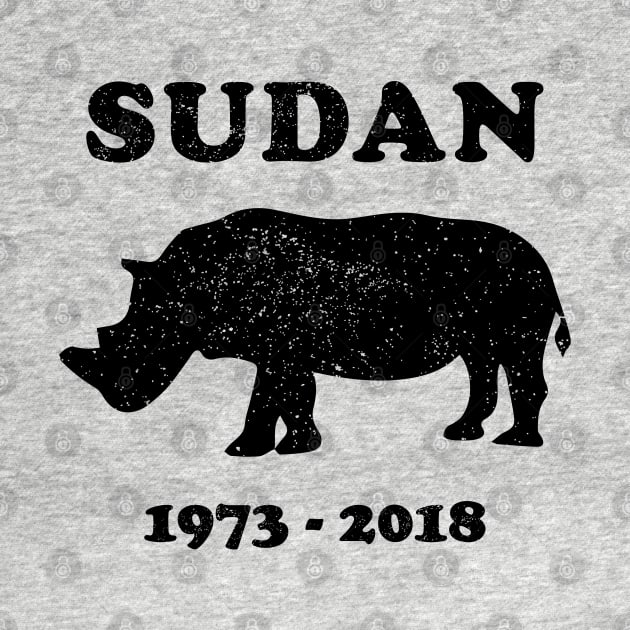 RIP SUDAN, World's Last Male Northern White Rhino by ahmed4411